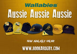 Australia Wallabies trucker cap with 3D embroidered logo and mesh back panel