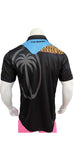 Fiji Rugby polo black shirt with logo