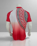 Tonga Rugby jersey Mate Ma'a Tonga red and white design