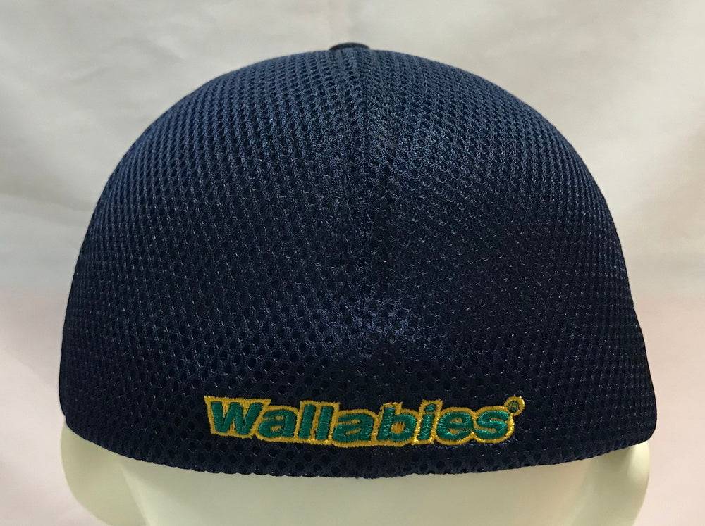 Australia Wallabies navy blue dads cap with 3D embroidered logo, available in adult and kids sizes